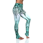 Emerald Print leggings - jfwoman.com