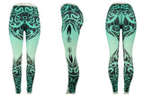 Emerald Print leggings - jfwoman.com