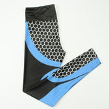 Blue fitness leggings - jfwoman.com