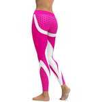 Pink fitness leggings - jfwoman.com