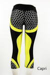 Yellow fitness leggings - jfwoman.com