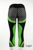 Green fitness leggings - jfwoman.com