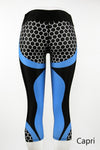 Blue fitness leggings - jfwoman.com